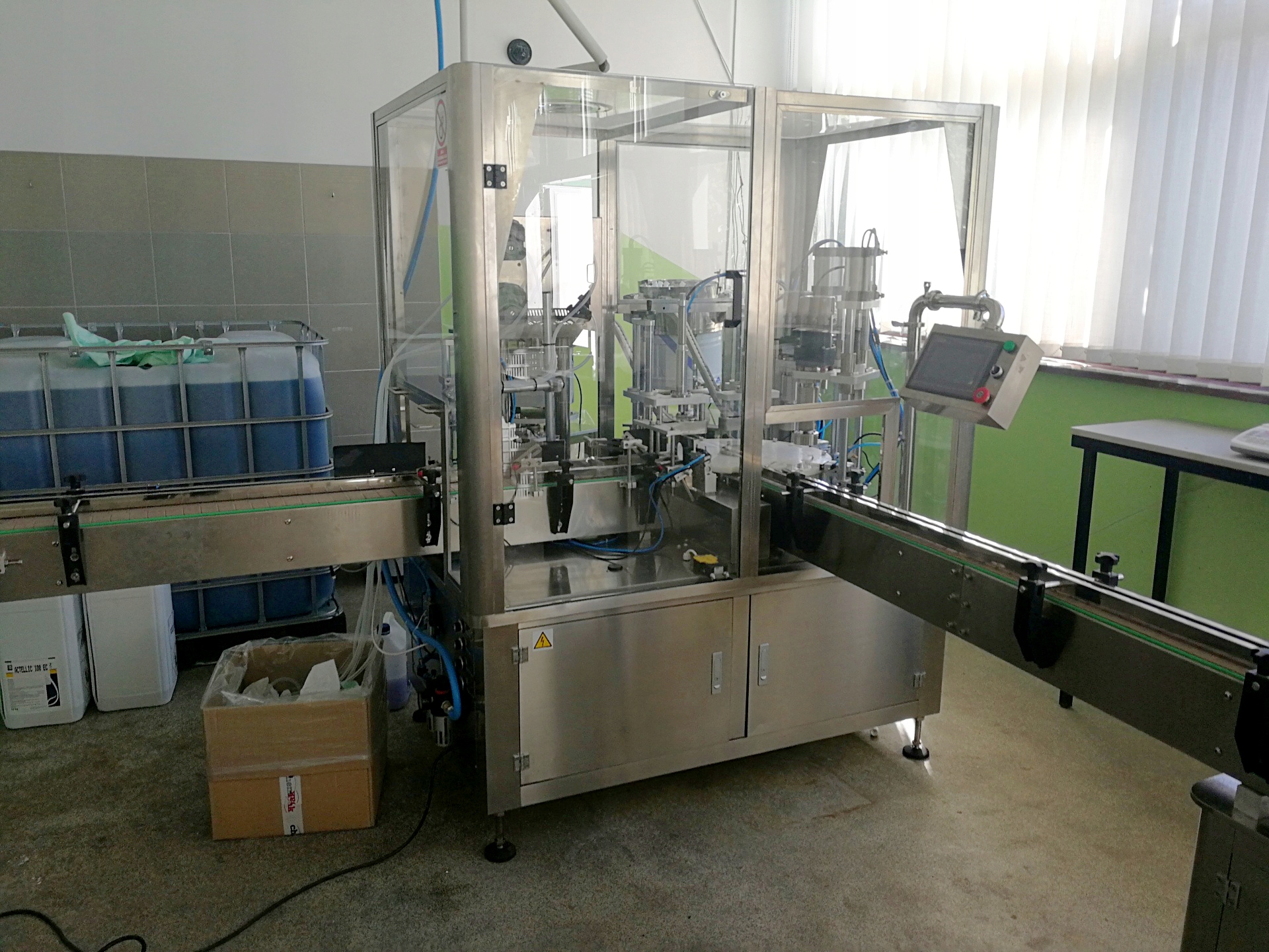 AUTOMATYCZNA LINIA ROZLEWAJĄCA POMPY PERYSTALTYCZNE 4 GŁOWICE