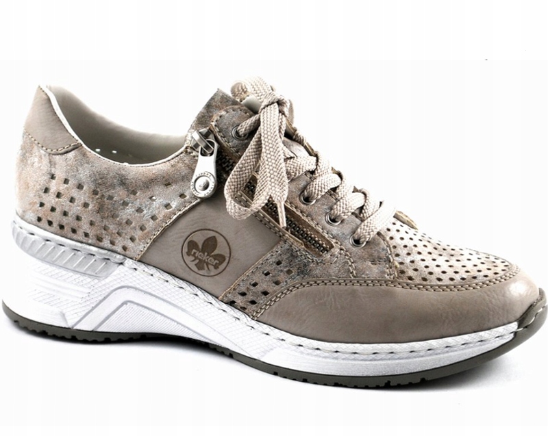 

Rieker N4327 metalic Półbuty sneakersy damskie 38