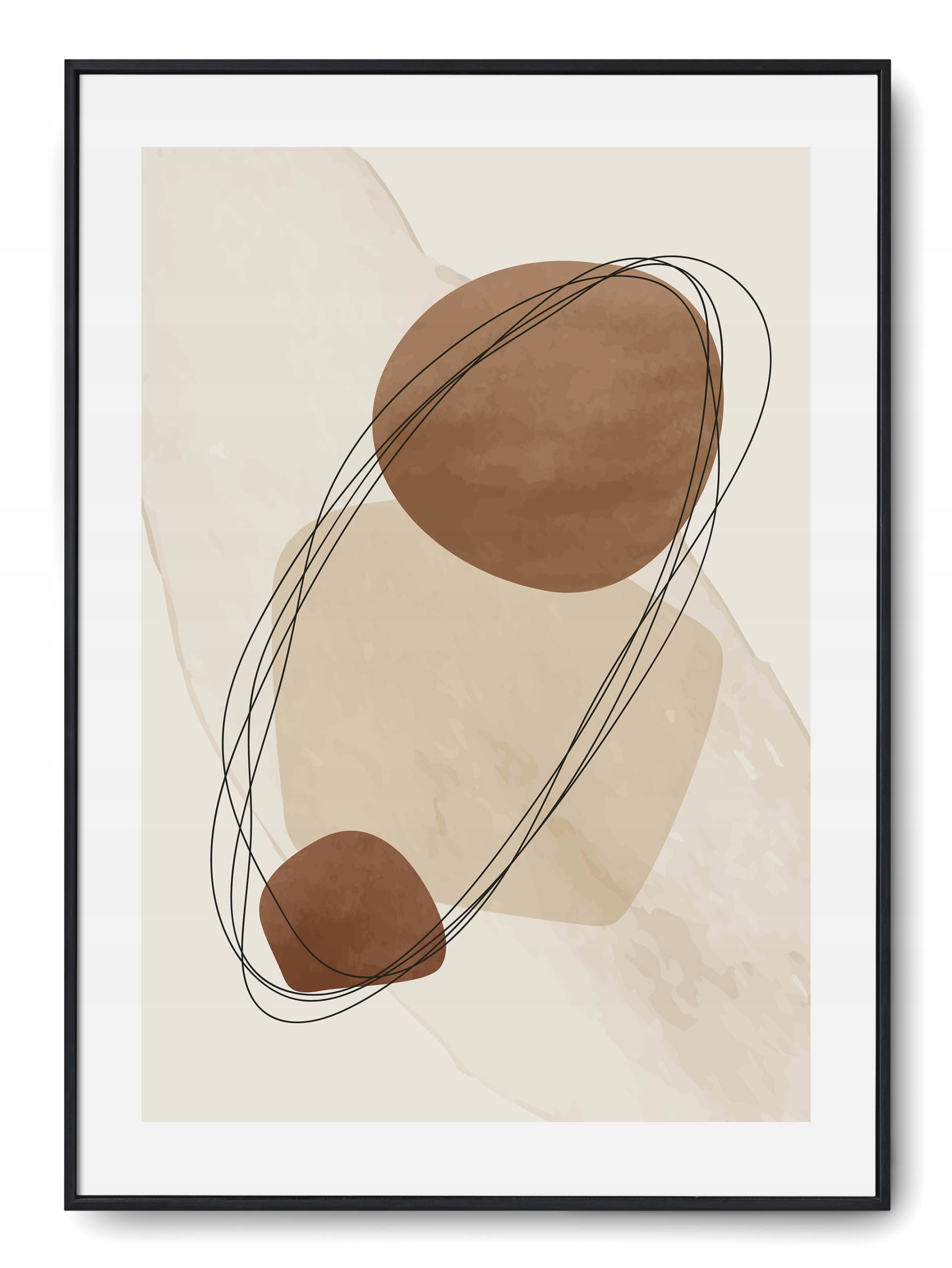 

Plakat r B2 50x70 cm Grafika Geometria Kwiaty Naut