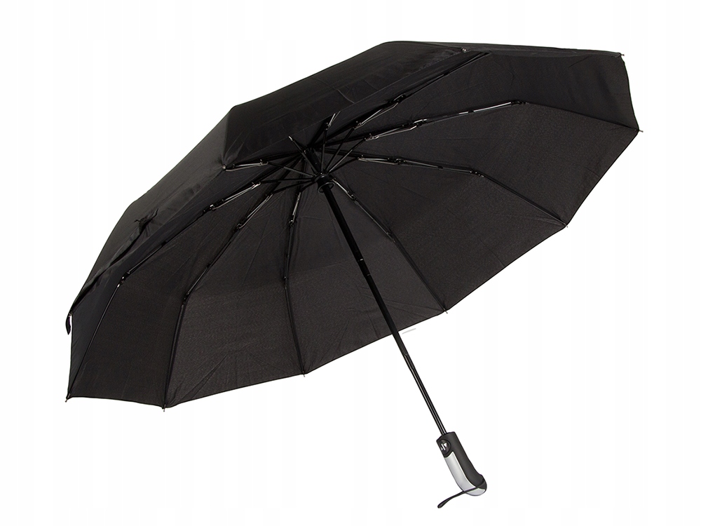 PARASOL PARASOLKA SKŁADANA CZARNA AUTOMATYCZNY XL DUŻY UNISEX POKROWIEC Waga produktu z opakowaniem jednostkowym 0.402 kg