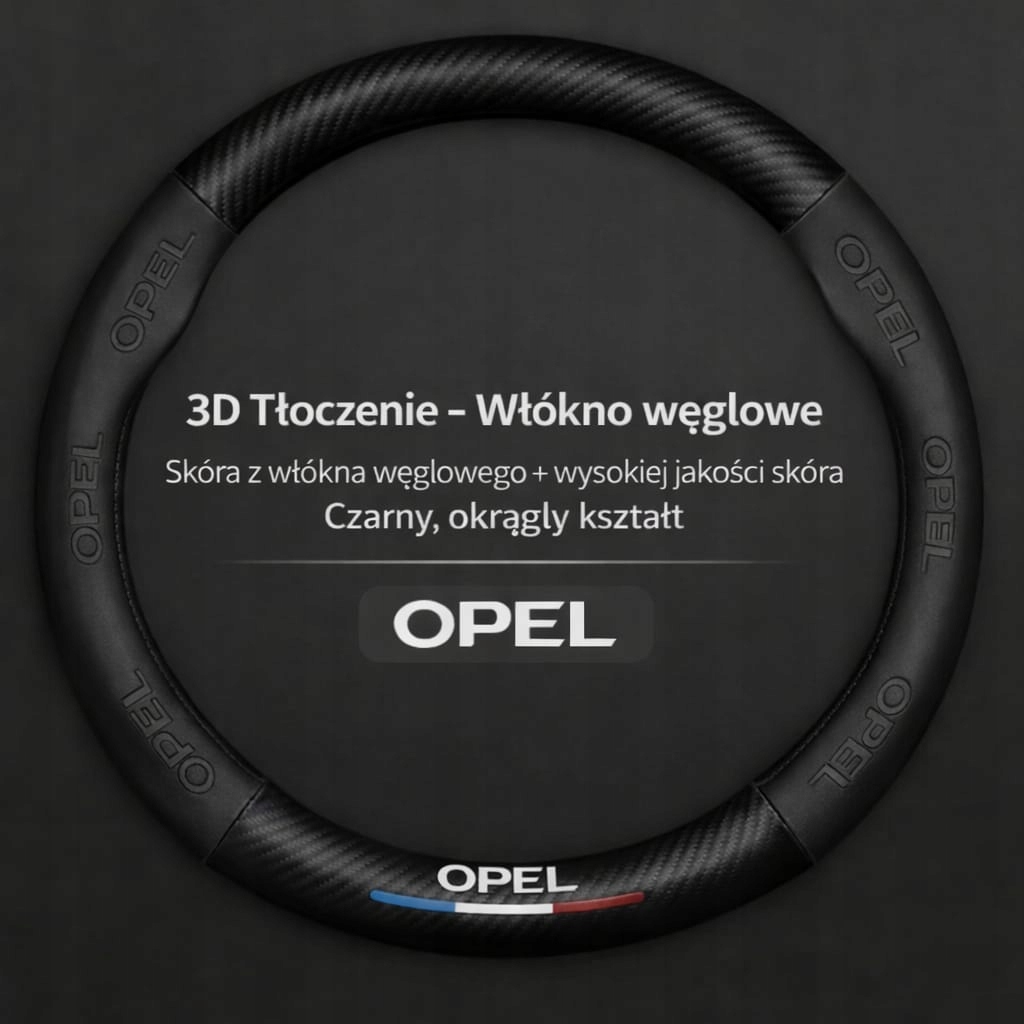 Pokrowiec na kierownice Opel Vectra Corsa Vivaro Insigna Astra Zafira