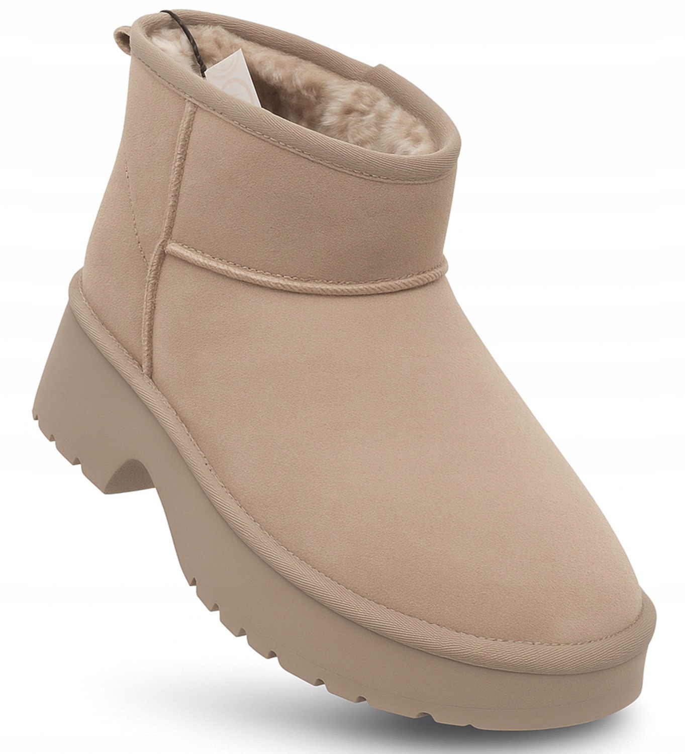 Solo Soprani Dámské Boty béžové kotníkové boty zateplené teplé boty SSW521P30/03