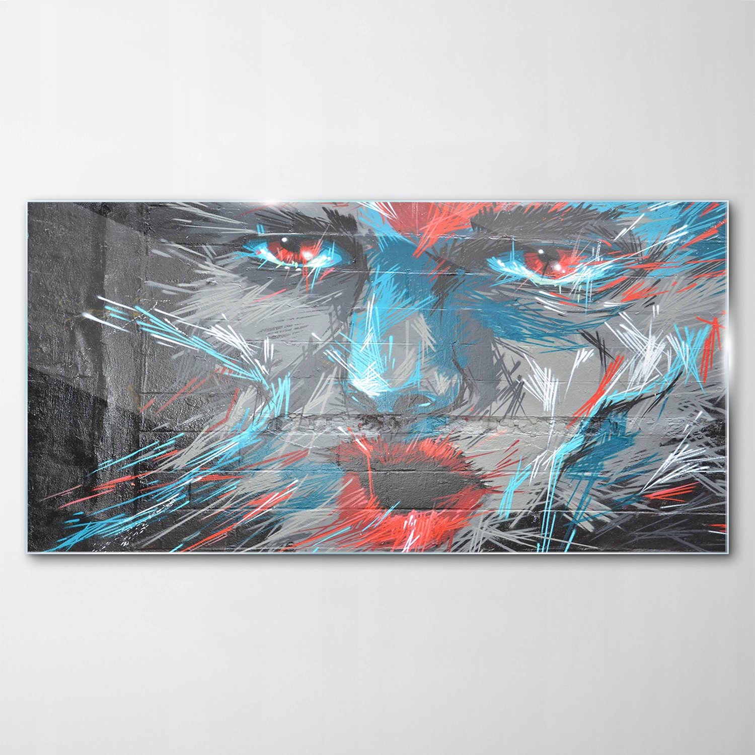 Tvrdený sklenený obraz Graffiti Art Umenie 120x60