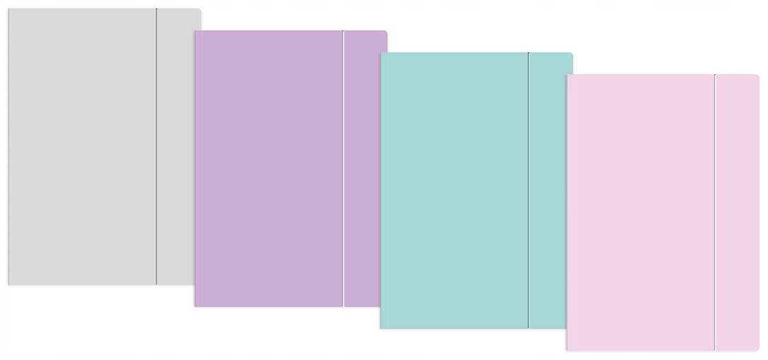 TECZKA Z GUMKĄ A5+ PASTEL Interdruk