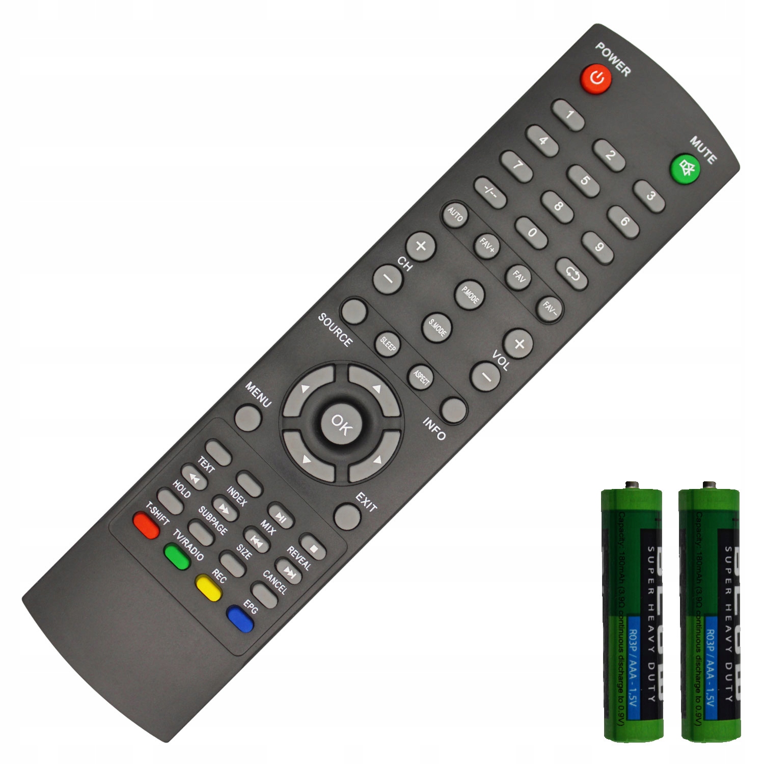 Pilot do TV Manta LED5003 wersja 2