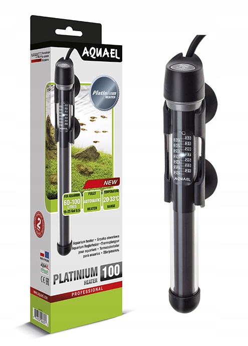 Levně Aquael Platinium Skleněný ohřívač 50 W