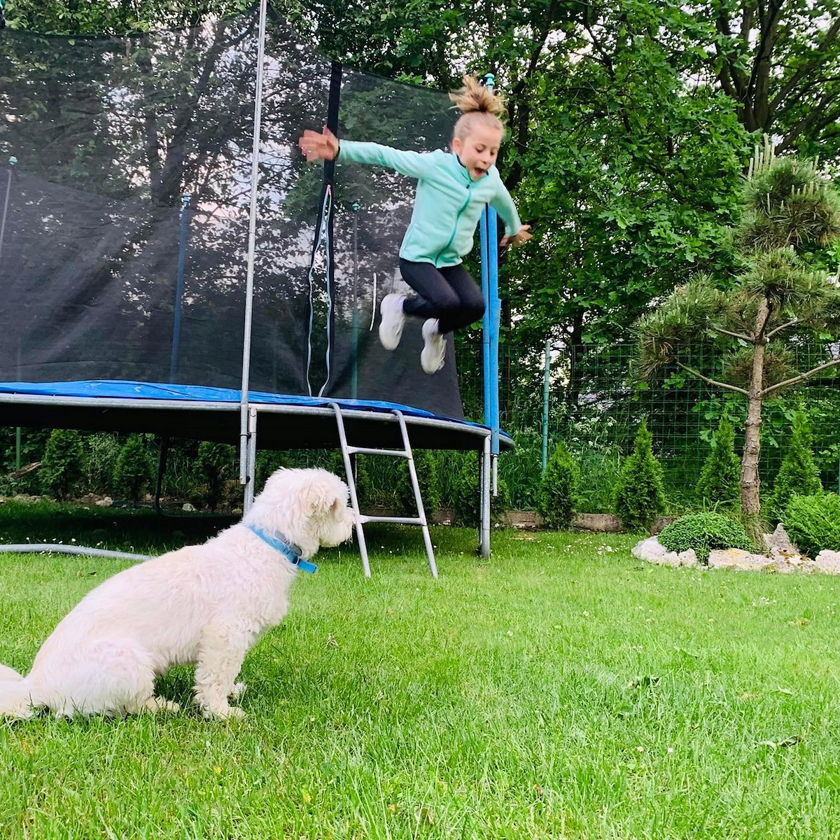 DRABINKA DO TRAMPOLIN TRAMPOLINY 90cm 2 stopnie Bohater brak