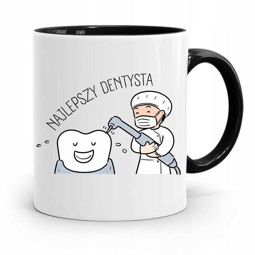 

Kubek Czarny Dentysty Najlepszy Dentysta