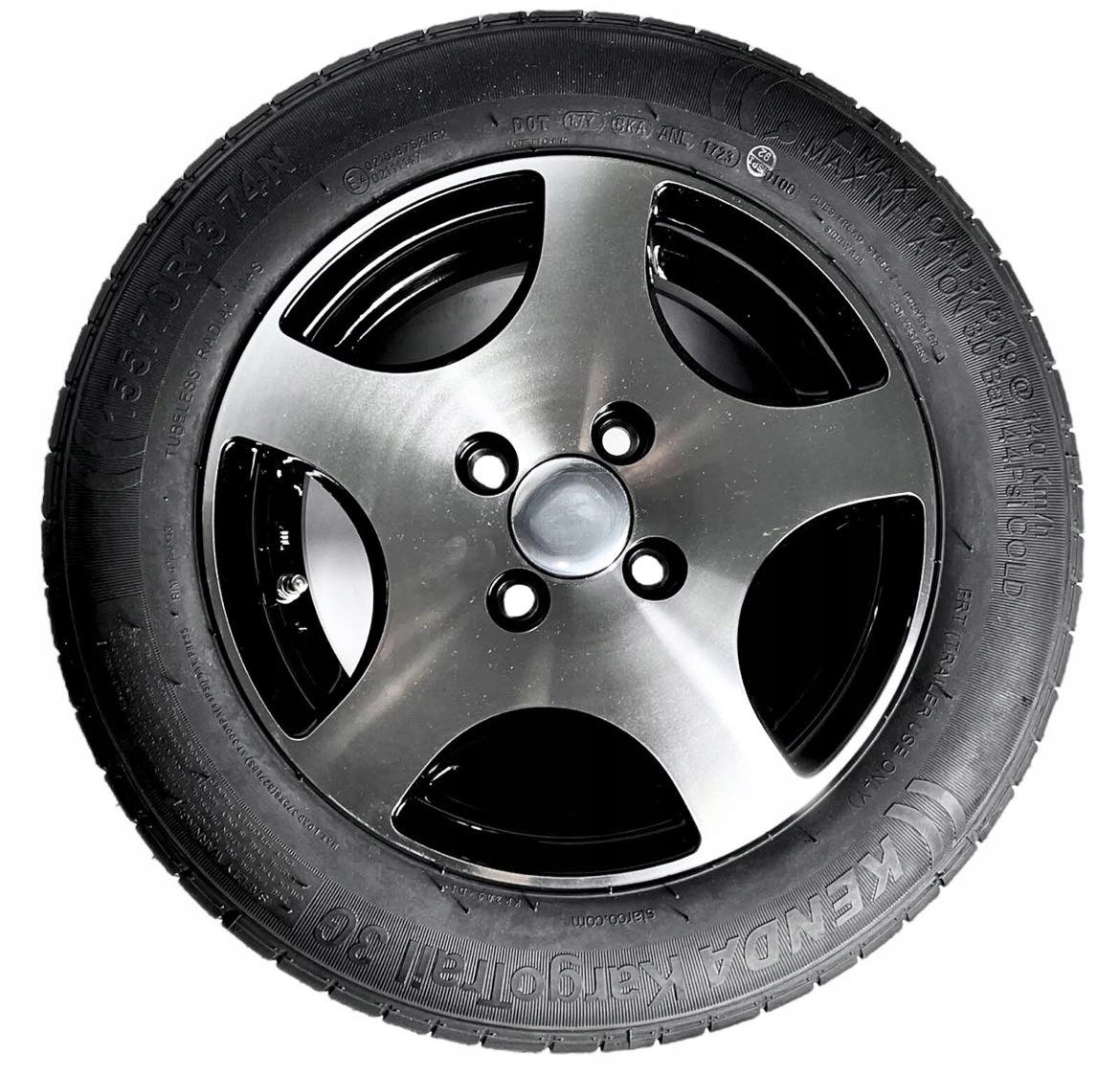 Hliníkové koleso pre ľahký príves 155/70R13 N74 4x100 Alu, hliníkový disk