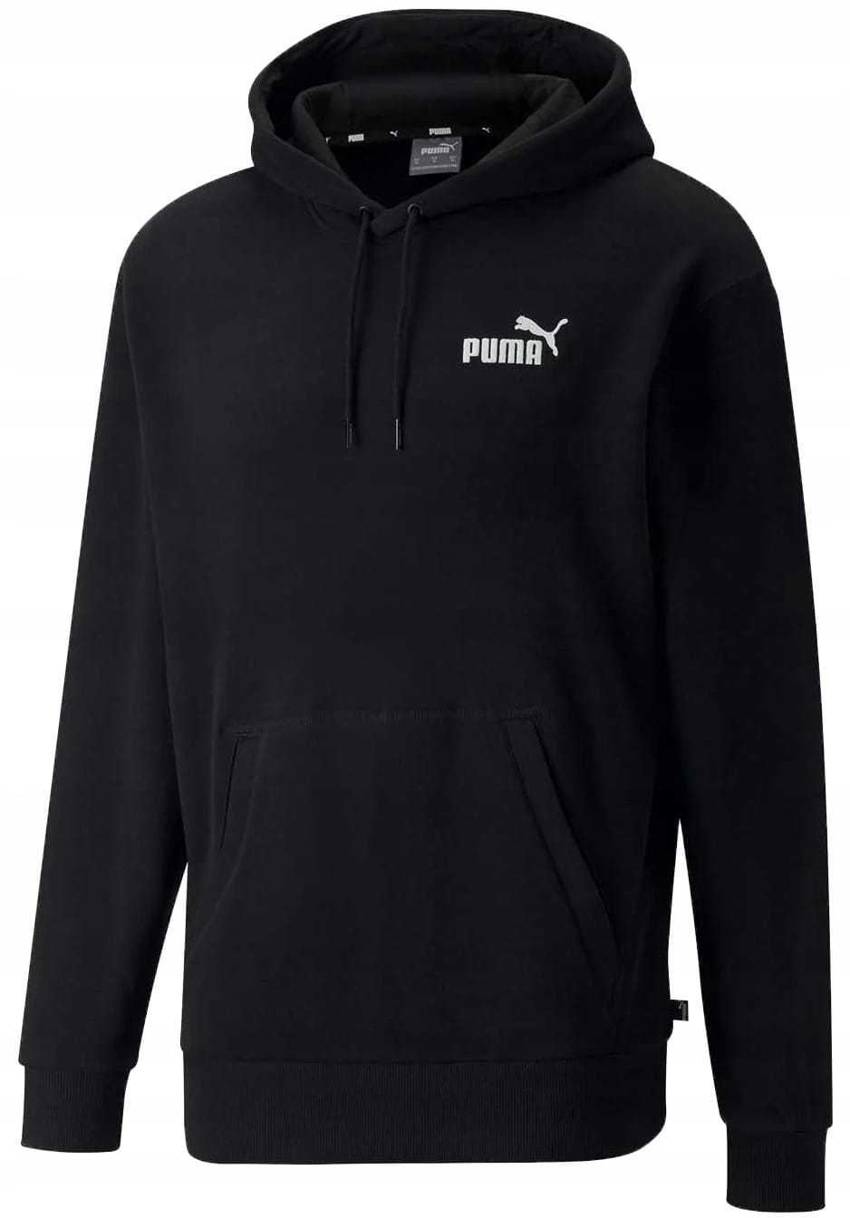 Pánská Mikina Puma S Kapucí, Bavlněná černá velikost M