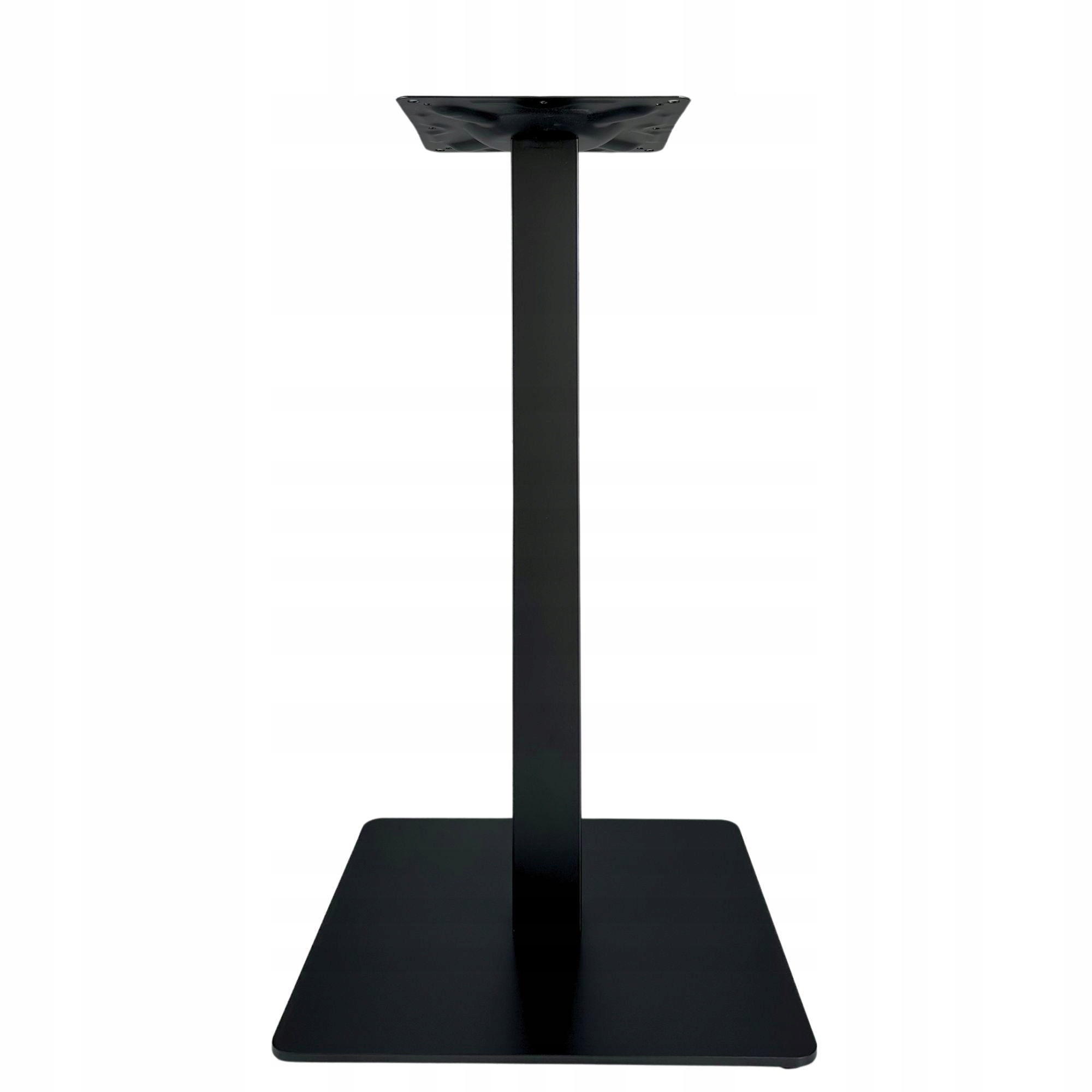 Postument do stołu noga metalowa B010 400 x 400 Czarna