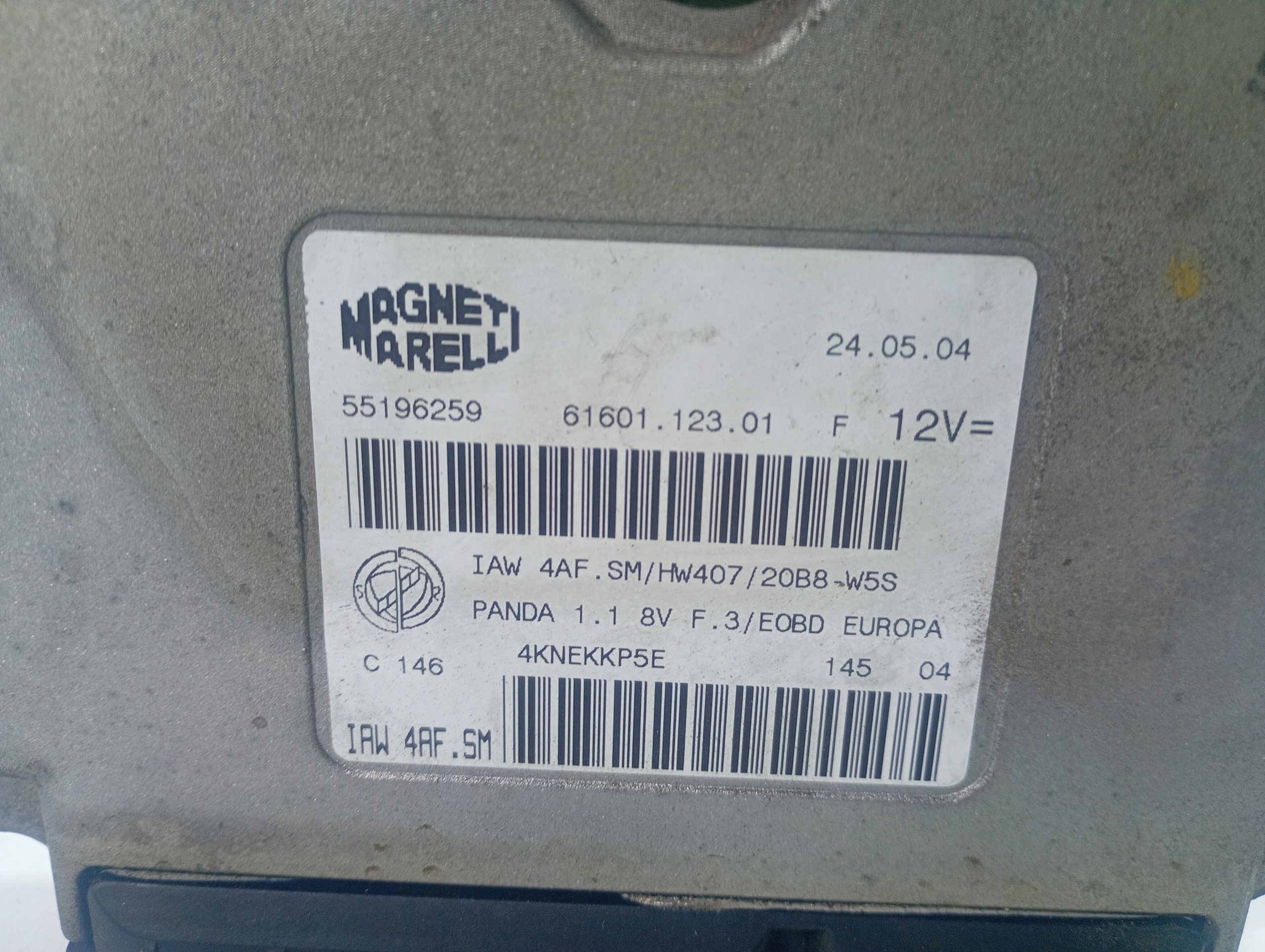 FIAT Panda 2 II 03-09 computer control unit of the engine OE 55196259