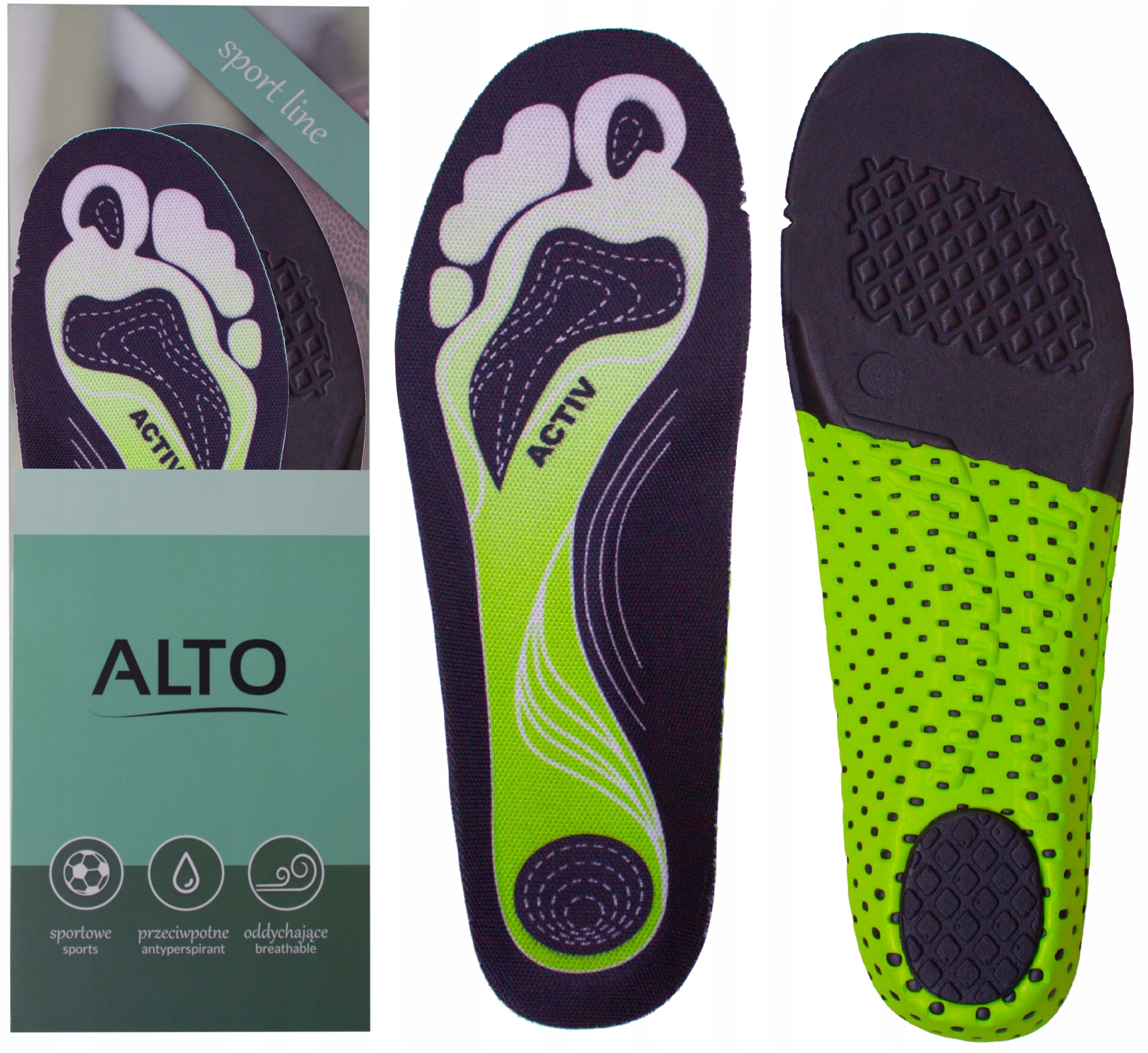 WKŁADKI DO BUTÓW AMORTYZUJĄCE PRZECIWPOTNE 38/39