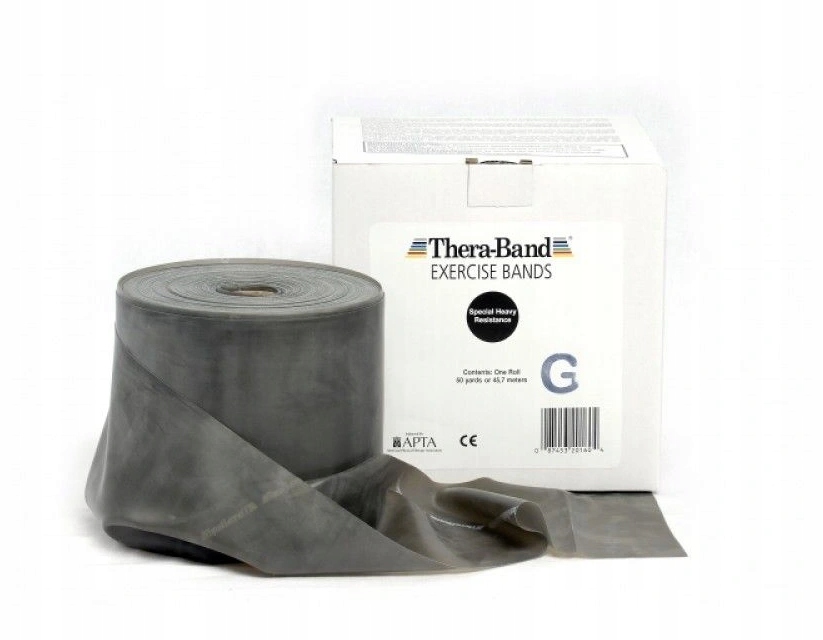 

Taśma do ćwiczeni Theraband guma czarna 1,5m
