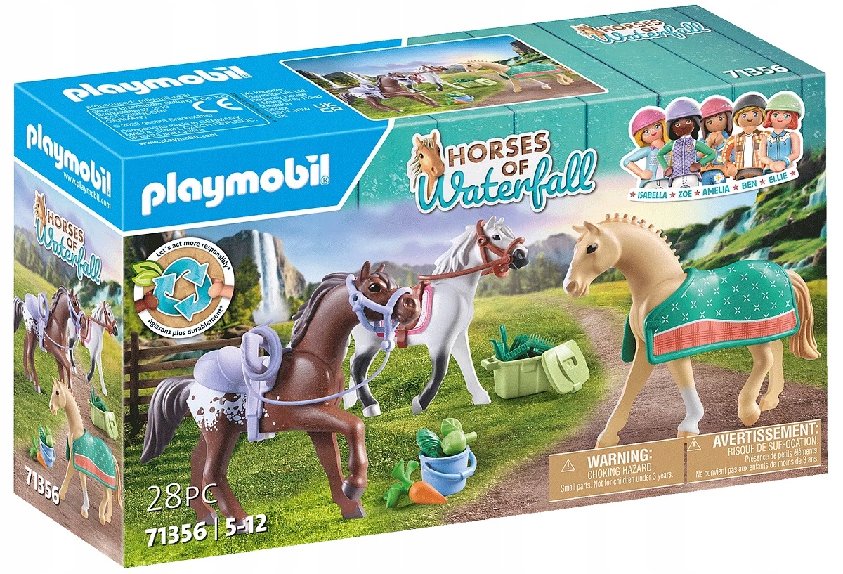 PLAYMOBIL 71356 Trzy Konie Morgan Quarter Shagya