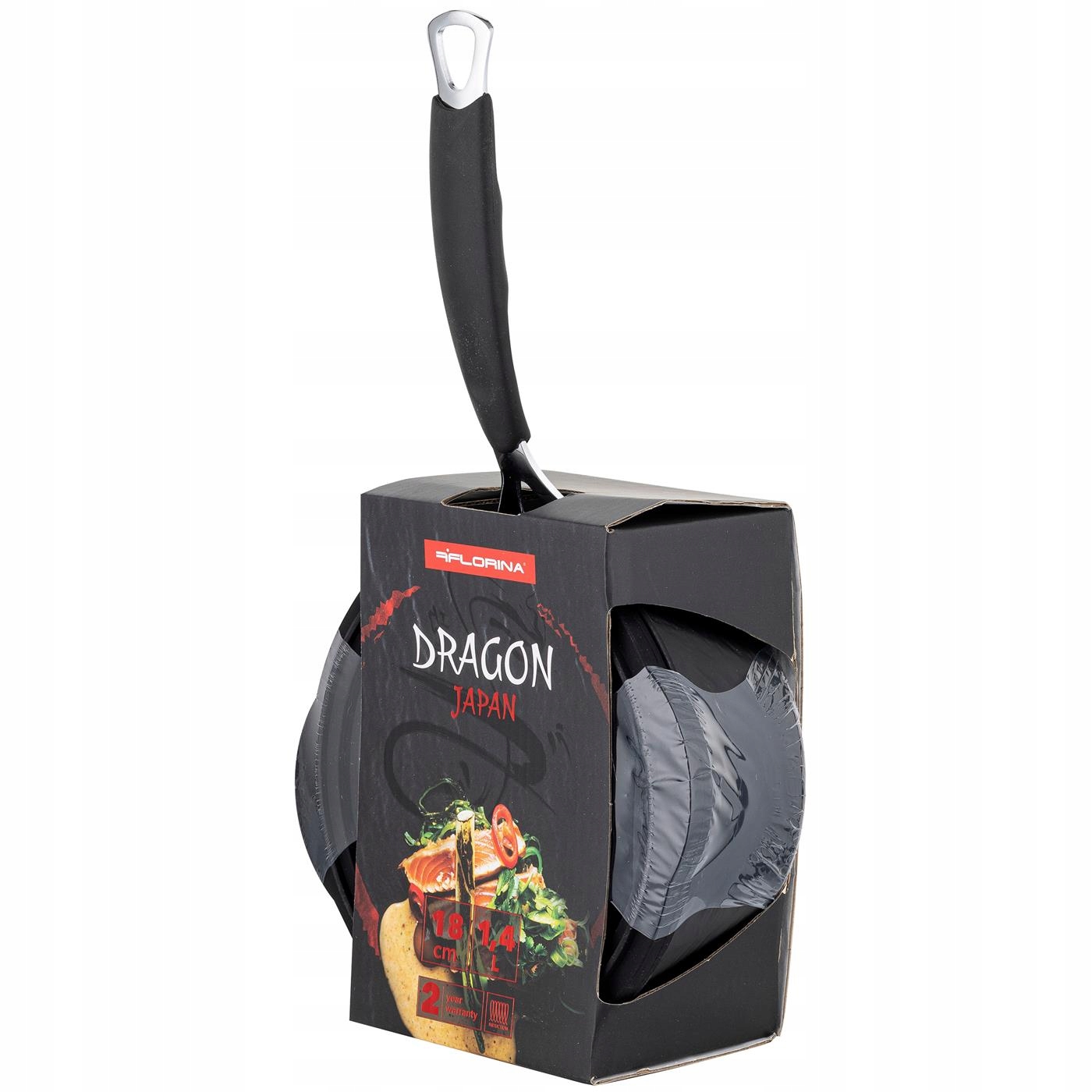 MAS24 RONDEL ALUMINIOWY FLORINA DRAGON 18CM 1,4 L. INDUKCJA Marka Florina