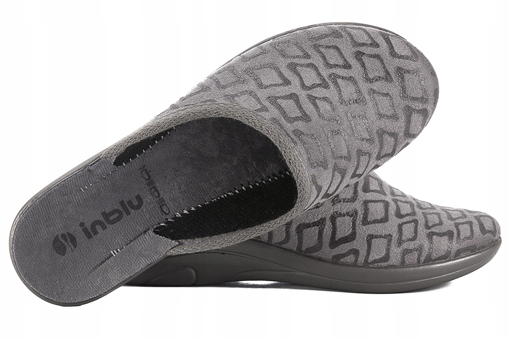 

Inblu 5D-12 Domowe Damskie Kapcie Klapki 39 Szary