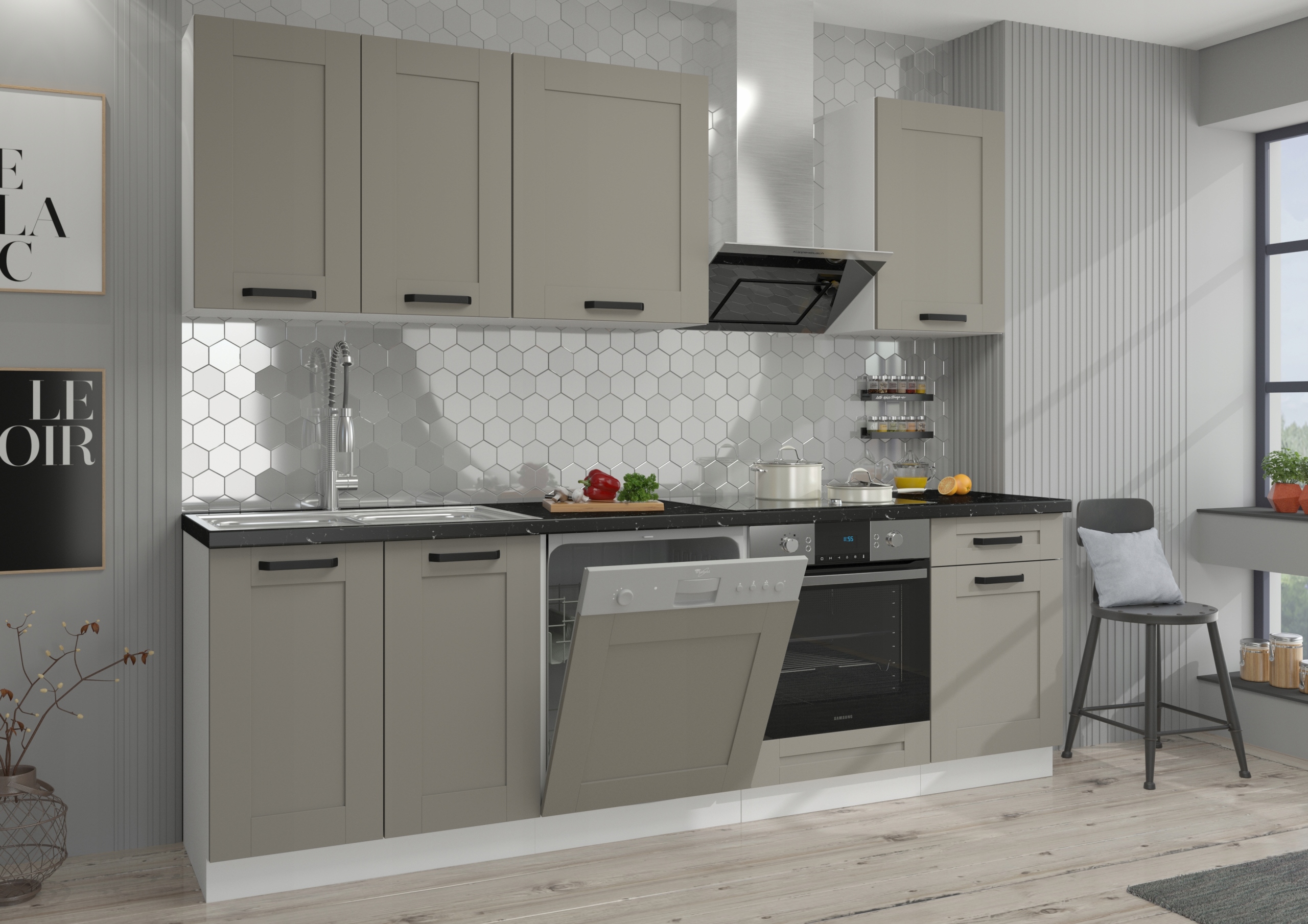 Szafka kuchenna górna 40 cm CLAYGREY LUCY Marka Umeblujdom