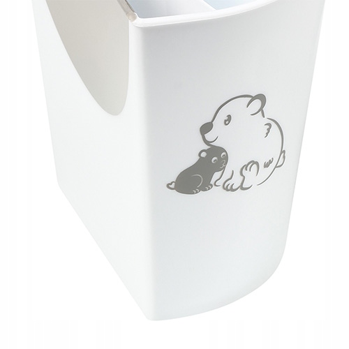 BABYONO KUBEK DO MYCIA GŁOWY BIAŁY MIŚ 242 Pojemność 1.1 l