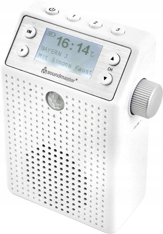 Soundmaster DAB60WE, Dab rádio IPX4