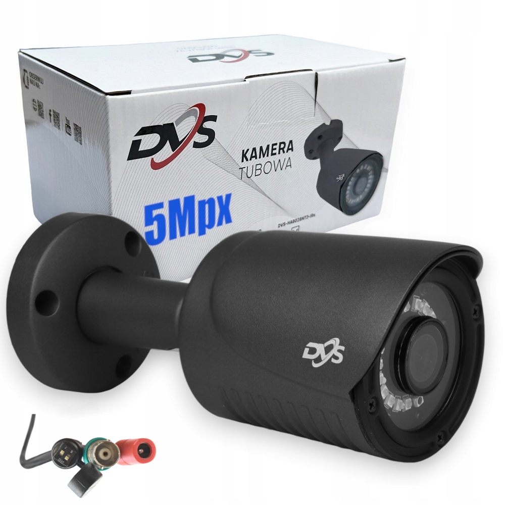 ZEWNĘTRZNA KAMERA MONITORING 5MPX IR ANALOG BNC