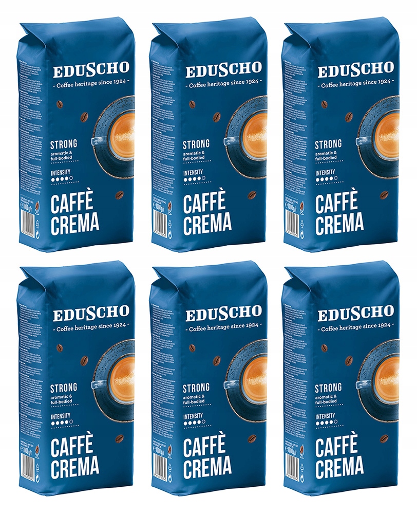 Kawa ziarnista Eduscho Crema Strong Arabica Robusta Mix 6 kg