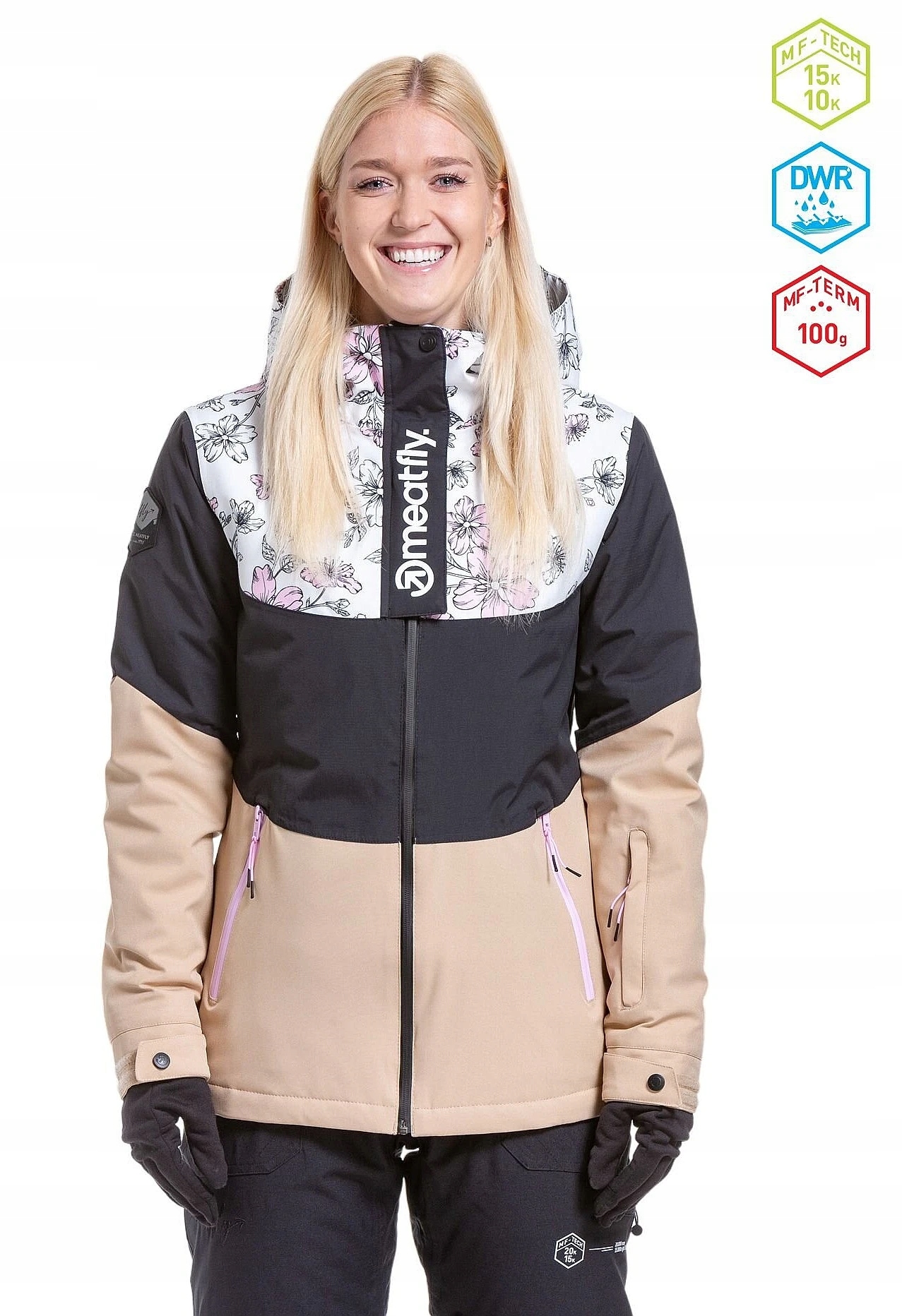 kurtka Meatfly Kirsten Blossom White/Latte