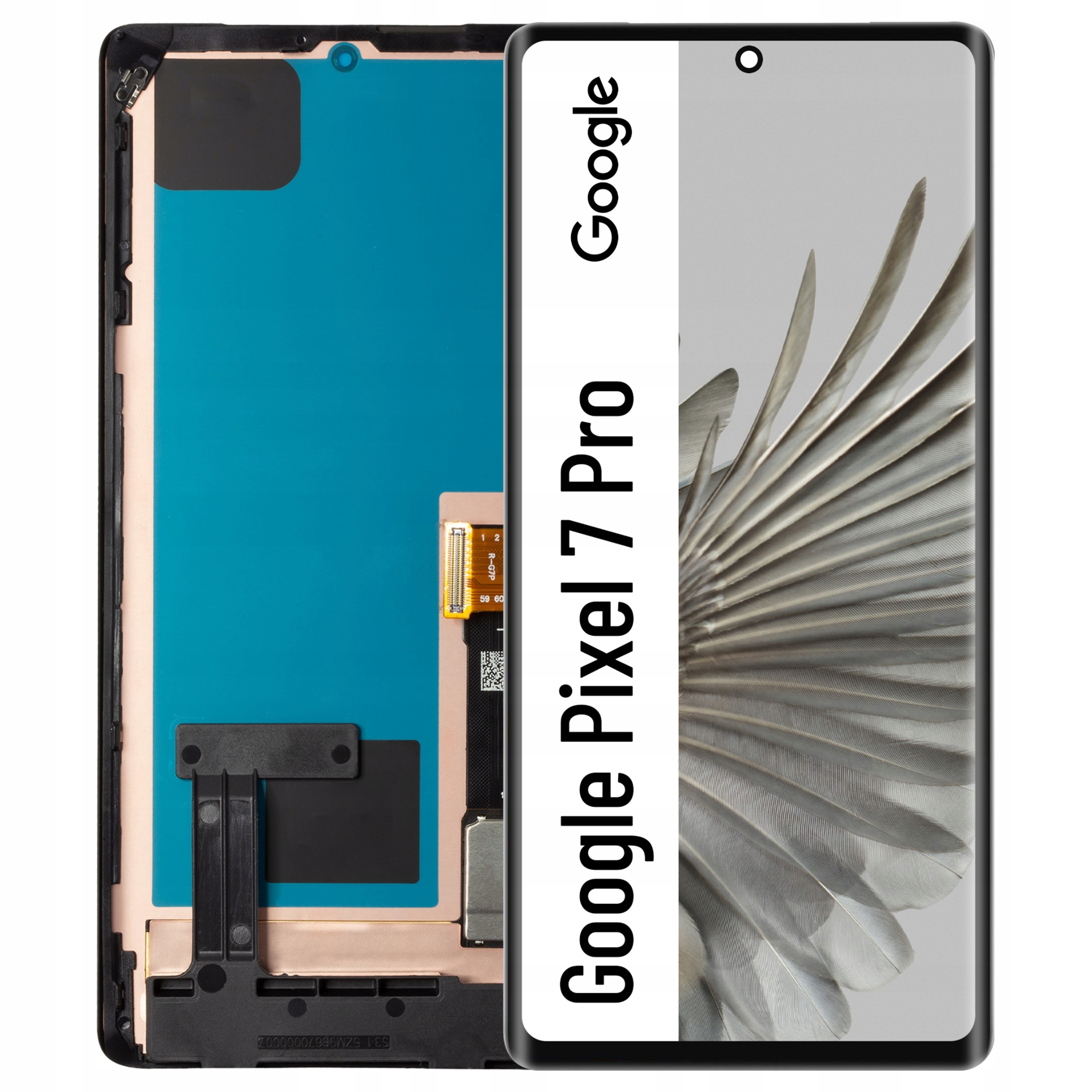 Oled displej pro Google Pixel 7 Pro LCD Digitizer Dotyk Rámeček