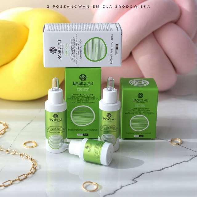 BASICLAB Serum antyoksydacyjne 15% 30 ml Marka BasicLab