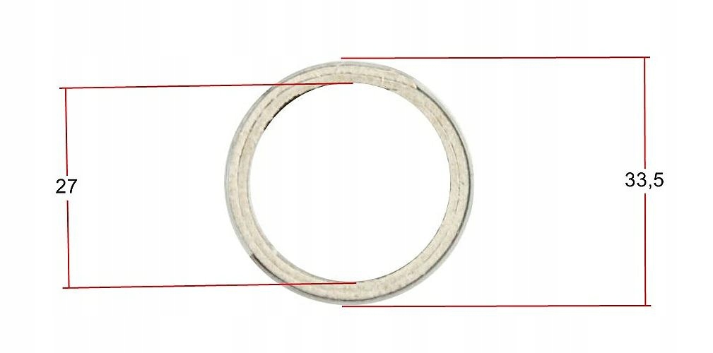 Uszczelka kolanko cylinder wydech SKUTER do 2T EAN (GTIN) 5905699605992