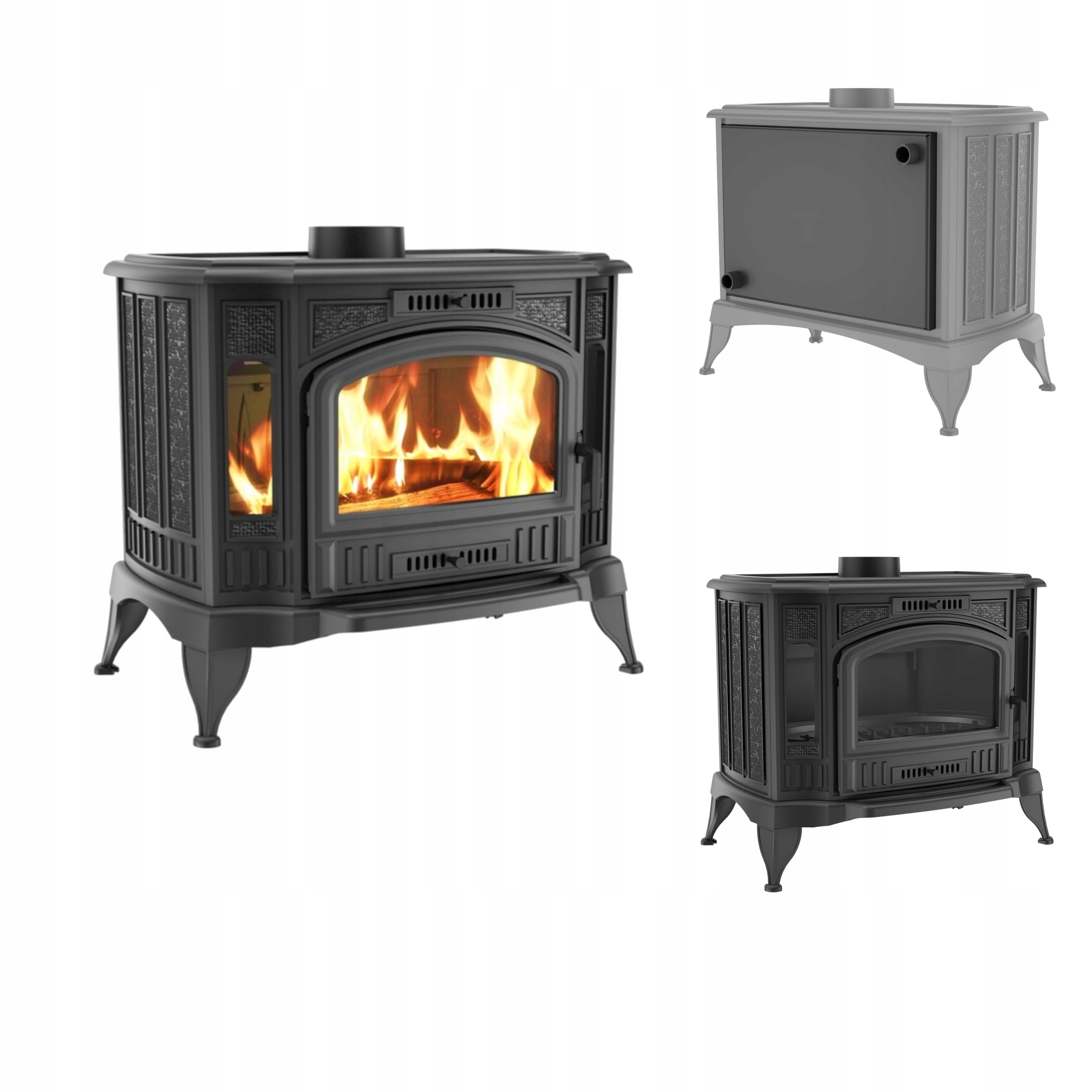 Kratki Koza K9 Pw 10 Kw kamna s vodním pláštěm a vodním panelem