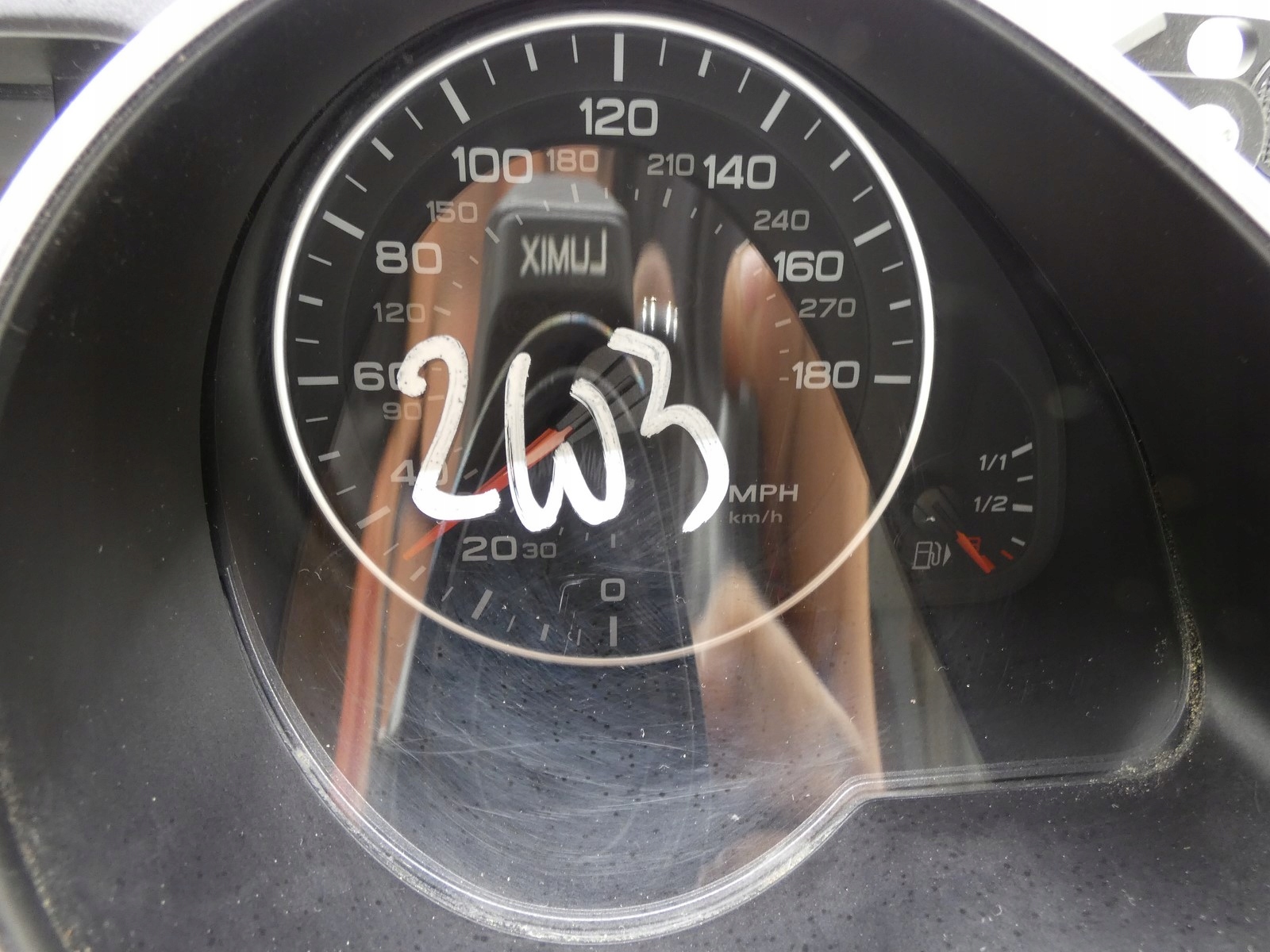 dials clock display AUDI A5 8T 3.0 TDI CCW 8T0920981B