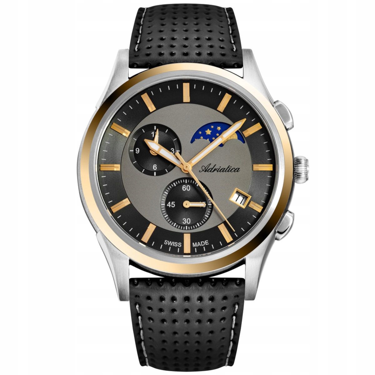 Pánské Hodinky Adriatica na řemínku A8282.22G7CH Swiss Made