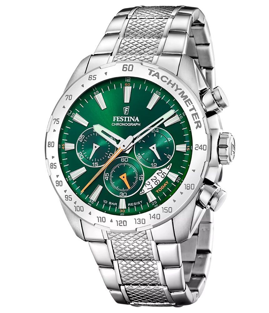 Pánské Hodinky Festina Timeless Chrono F20668/3 45,00 mm 10ATM