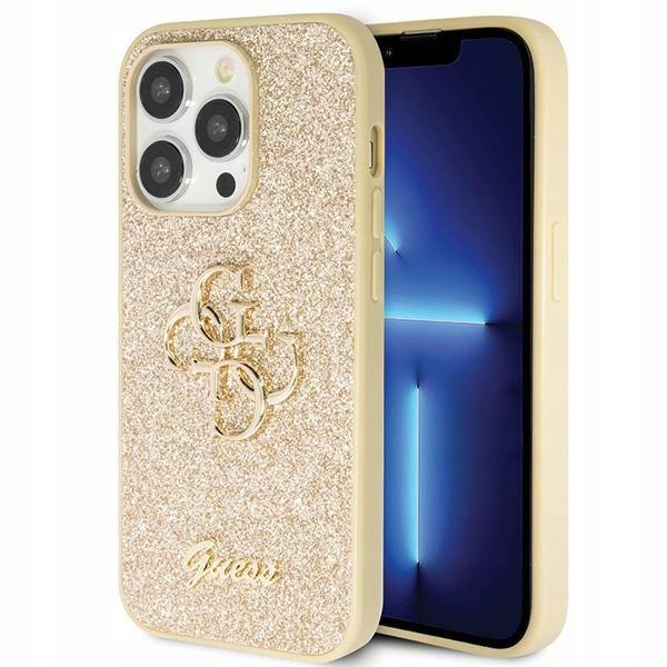 Pouzdro, obal Guess GUHCP14LHG4SGD pro iPhone 14 Pro zlaté