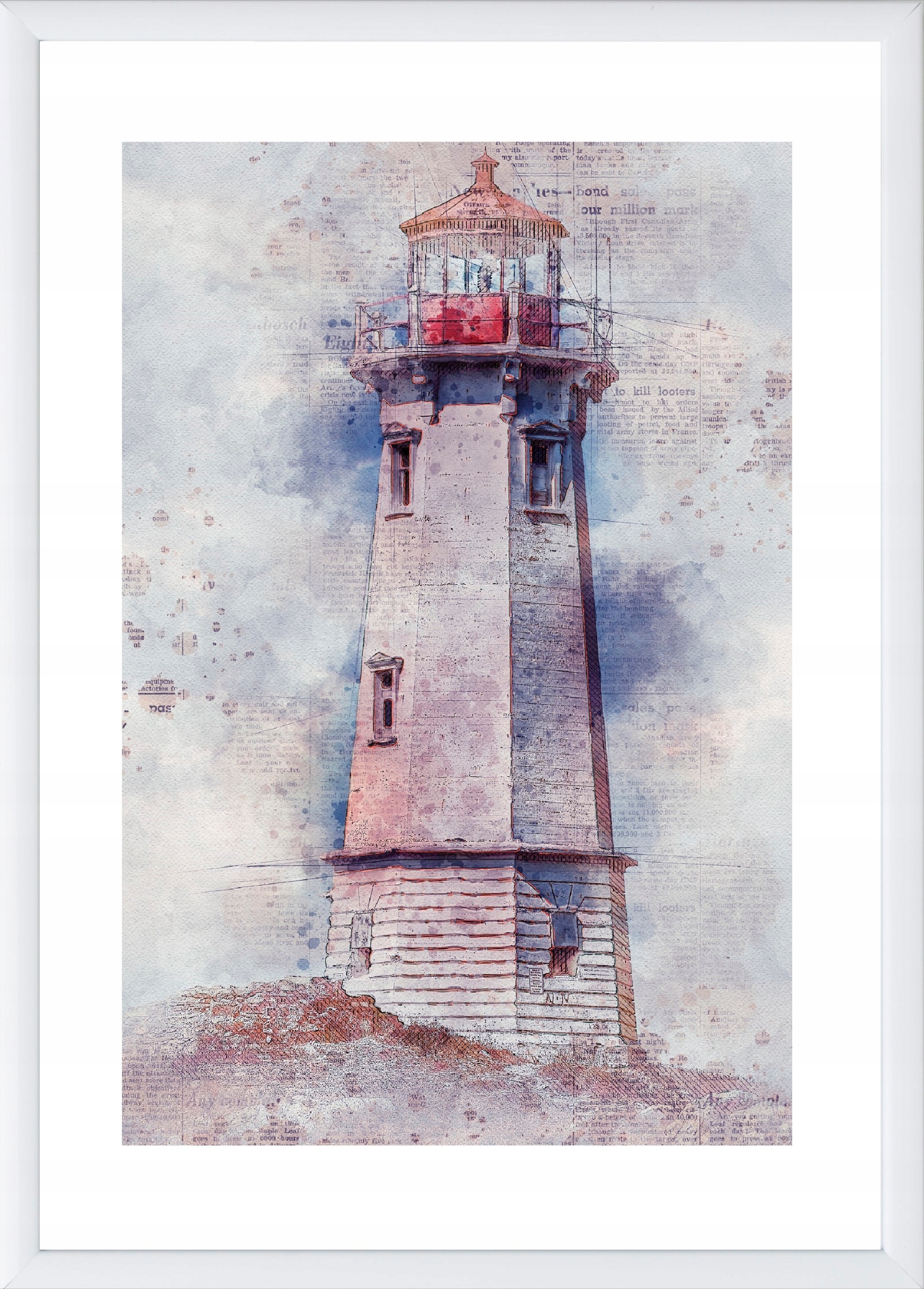 

Rama aluminiowa biała 61x91,5 ramka 91,5x61 plakat