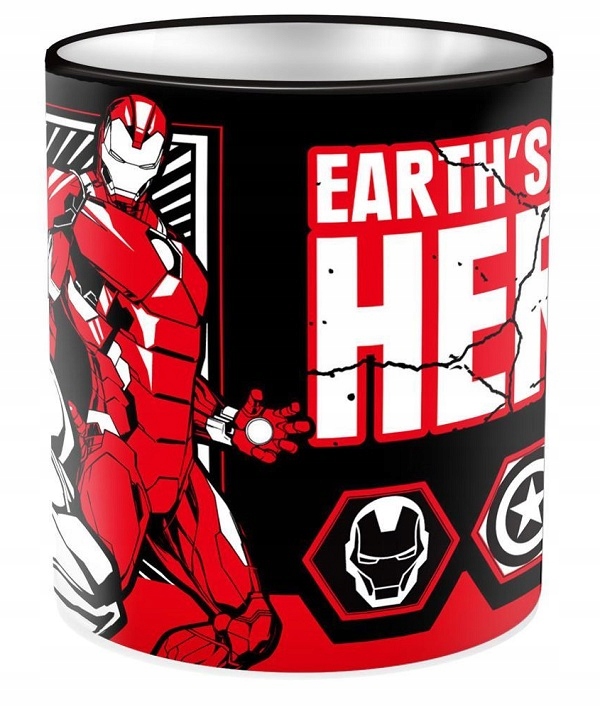 Metalowy pojemnik na przybory szkolne Avengers