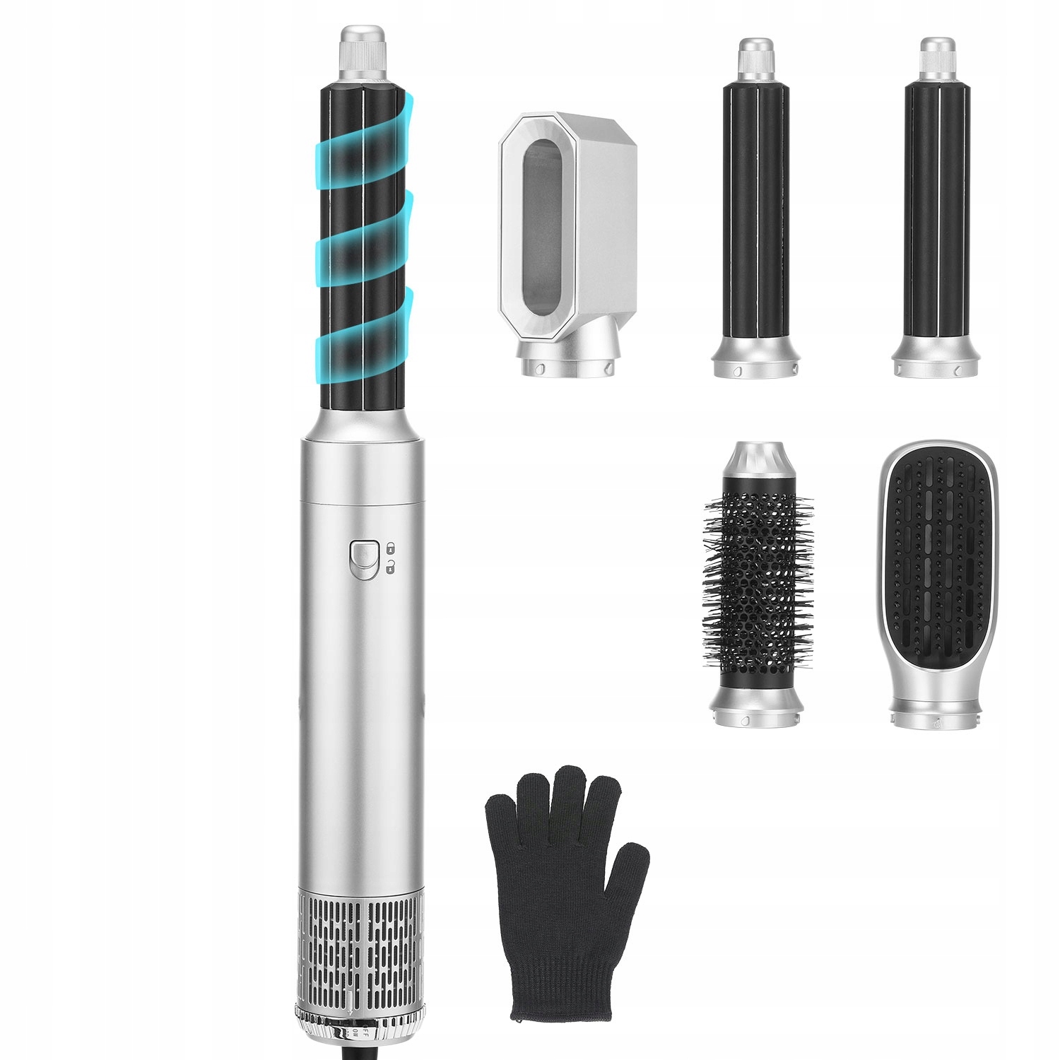 5 V 1 Vysoušeč Vlasů S Horkým Vzduchem, Styling Vlasů, Hřeben