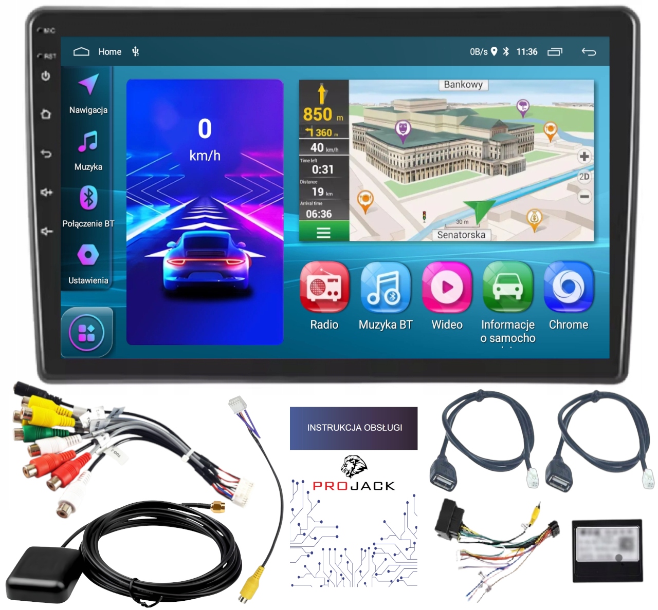 Autorádio Citroen C5 2008-2017 Carplay Wifi Usb Bt 2/64GB