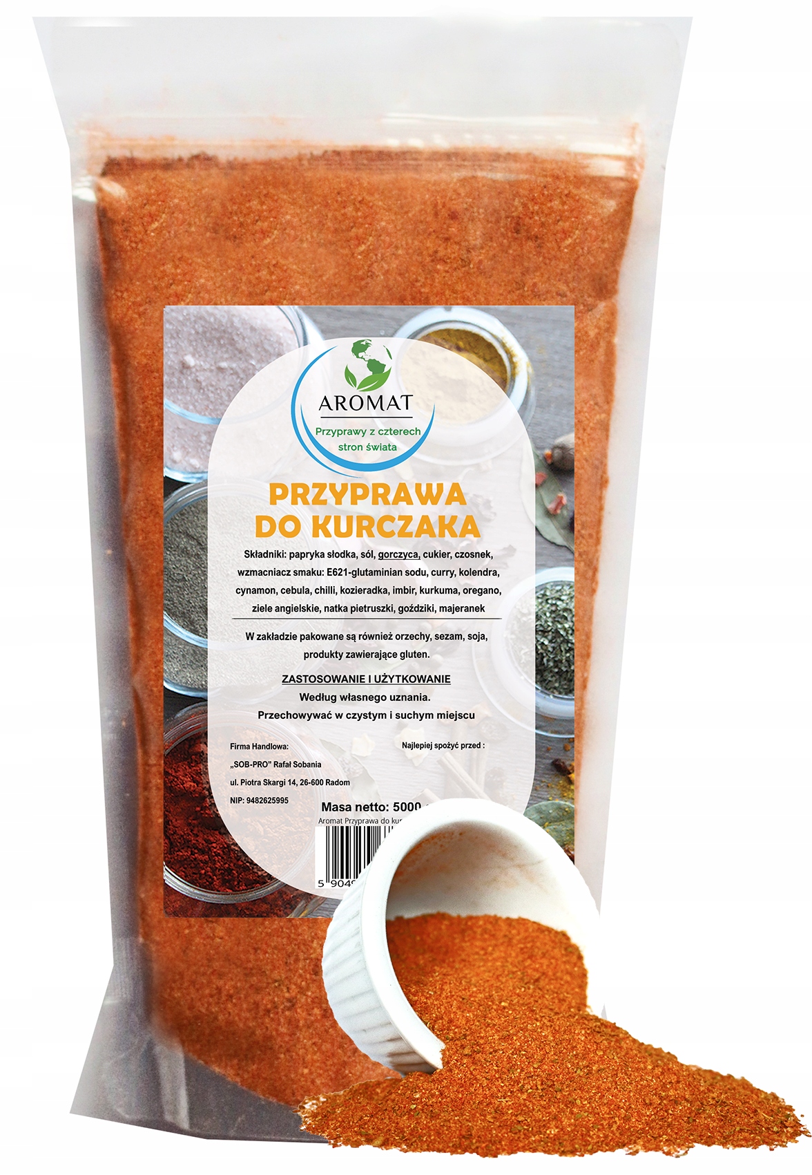 Koření Na Kuře 5 kg Aromatická Kvalita Chuť