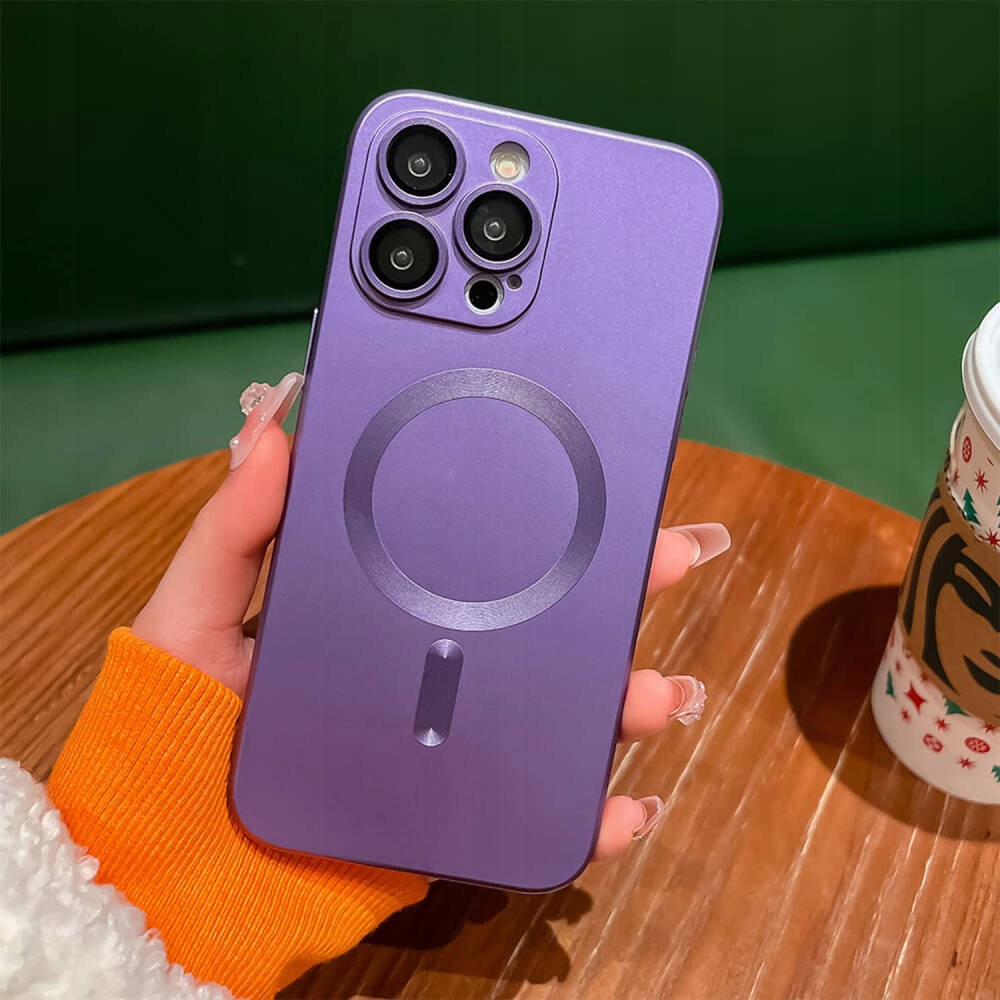 Etui do IPHONE 13 MAGSAFE MATOWE CASE SILIKONOWE + SZKŁO HARTOWANE Dedykowany model iPhone 13