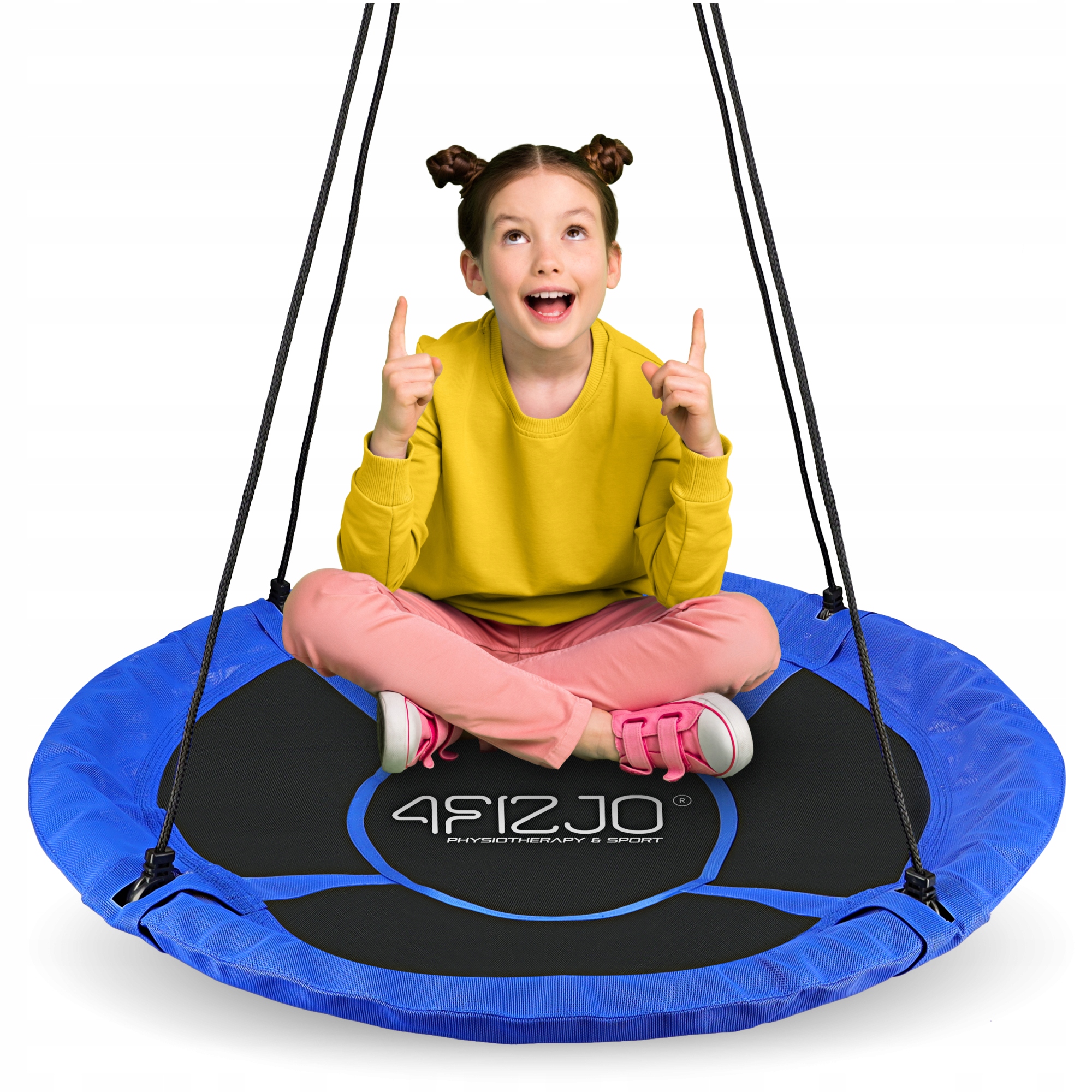 Wytrzymała Huśtawka Dla Dzieci Mocna Duża Dziecięca Bocianie Gniazdo L