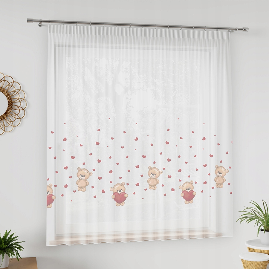 

Firany dla Dzieci Słodkie Misiaki 400x160