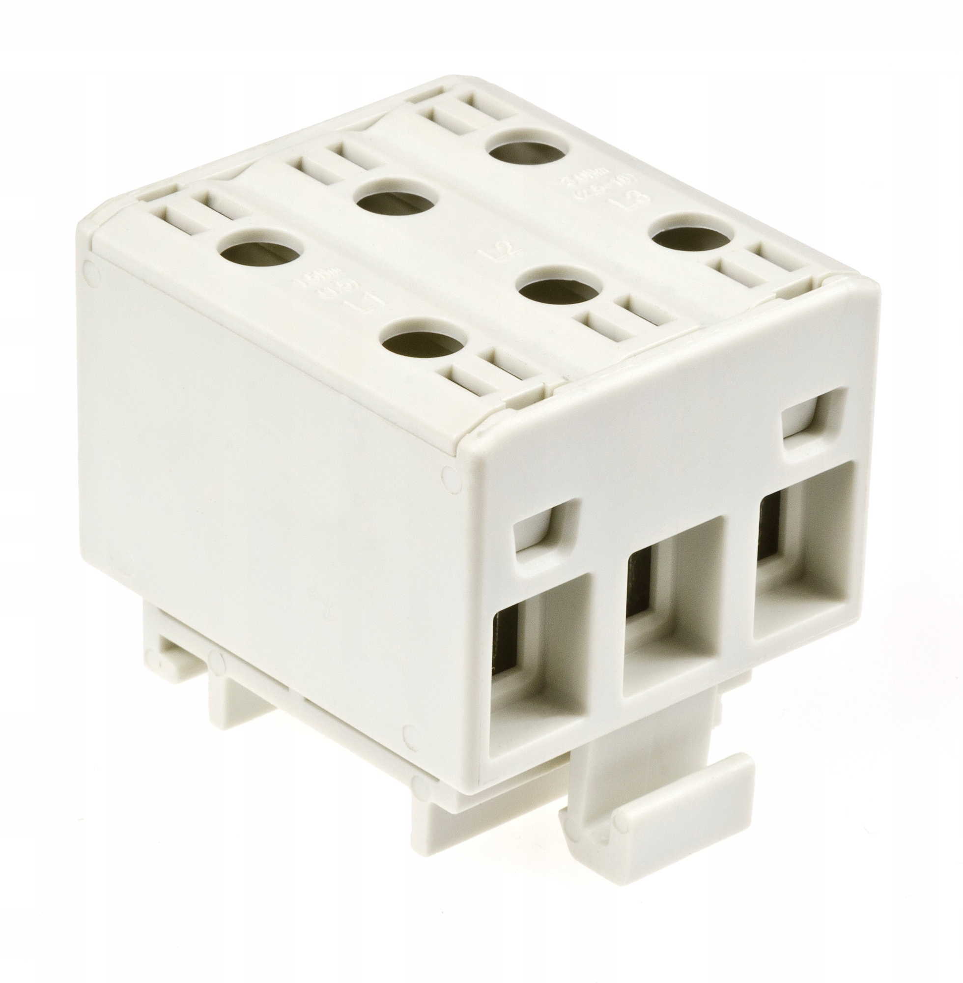 ZŁĄCZKA SZYNOWA 3-POLOWA ZGX 3x16 MM2 SZARA (Al/Cu) INCOBEX