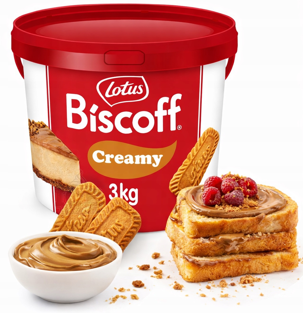 Krem do sernika Lotus gofrów i naleśników Biscoff Spread 3 kg ciasteczko