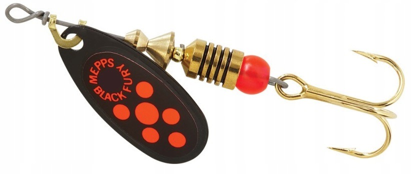 Błystka Mepps Black Fury nr 4/8g Czarny-czerwony