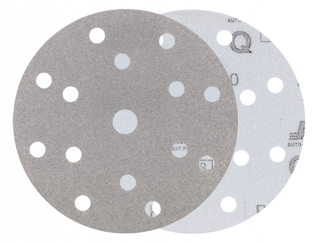 Krążek ścierny na folii 14+1 otworów P500 szary d150 |10 sztuk App