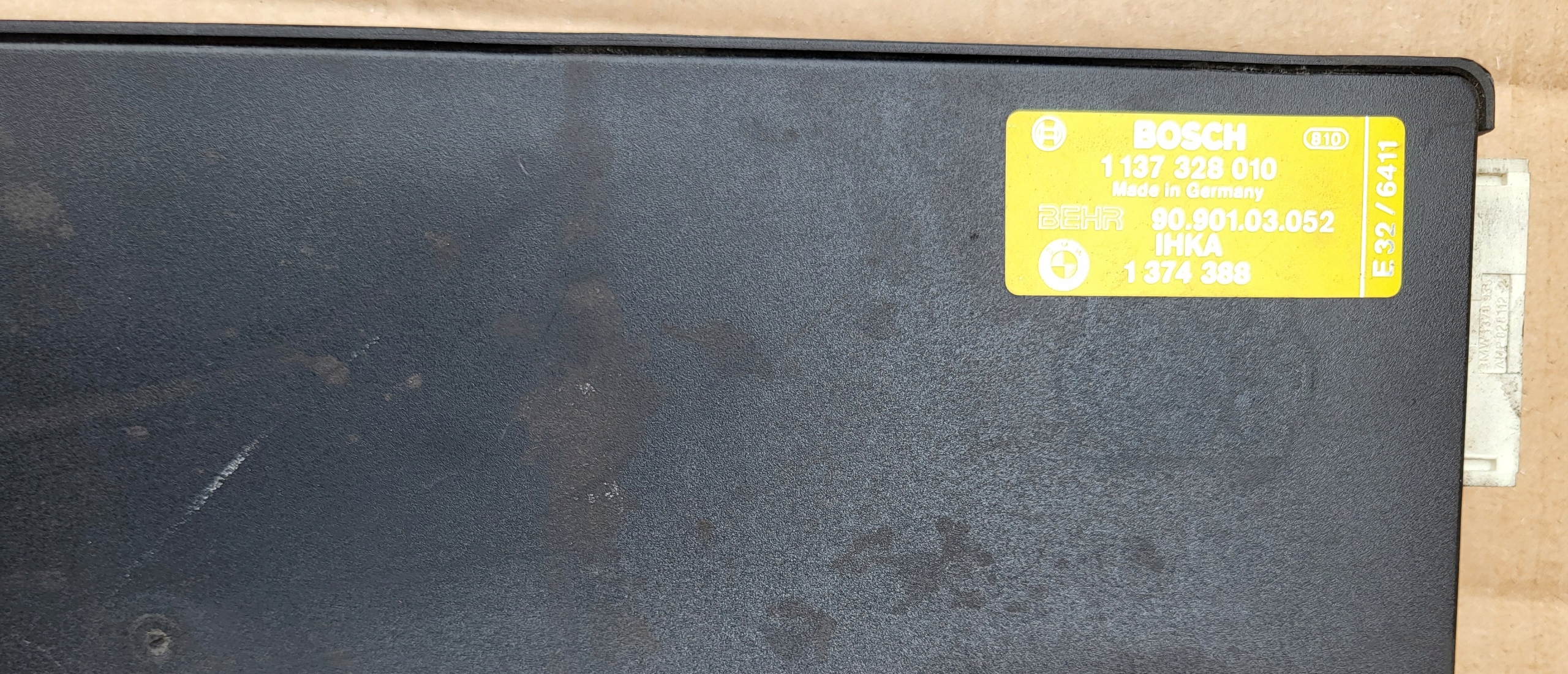control unit module control of heating of the heating BMW 5 E34 7 32 OE EUROPA