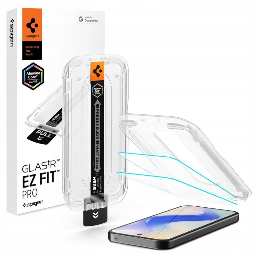 Spigen Glas.tR Ez-fit Szkło (2 szt.) do Google Pixel 10a przezroczyste