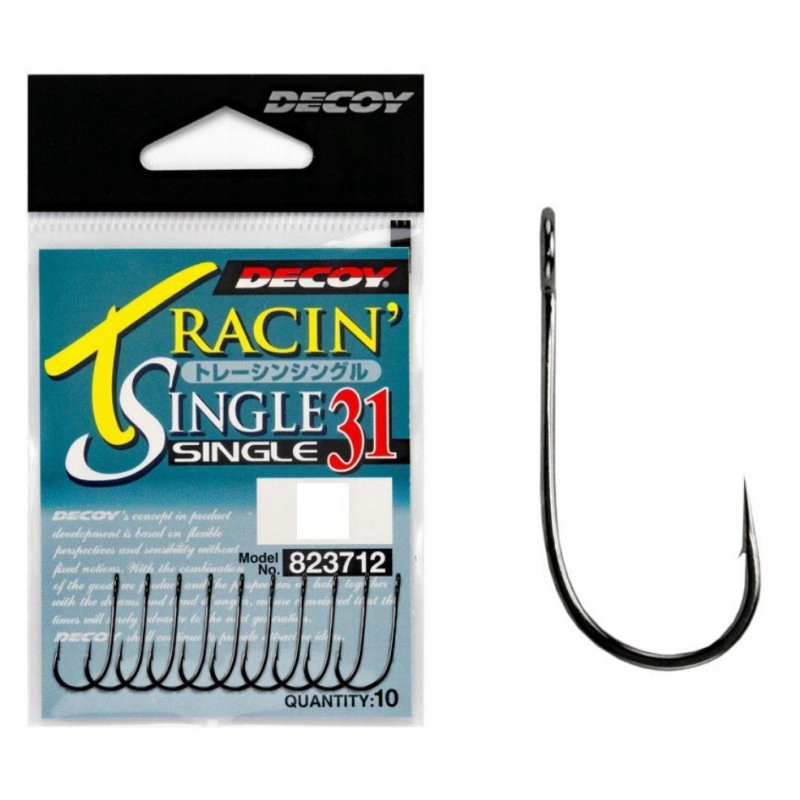 10 szt. Haczyk Decoy Single31 idealne pod czeburaszkę Made In Japan #6